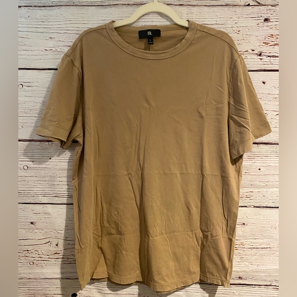 BANANA REPUBLIC MENS SOFT WASH TEE / WHISKEY - Picture 2 of 16